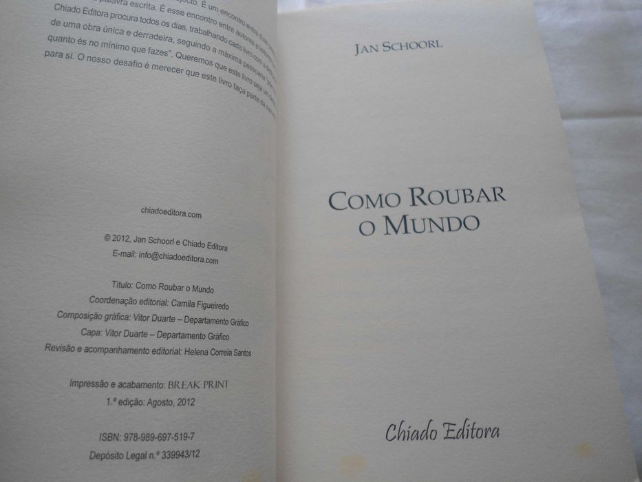 Como Roubar o Mundo por Jan Schoorl