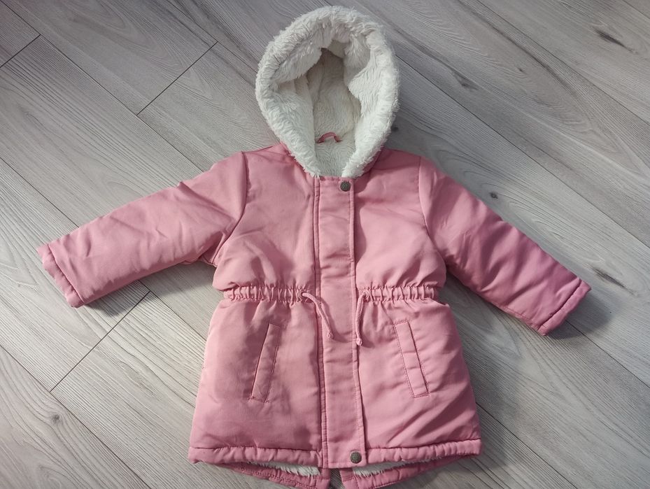 Zimowa kurtka dla dziewczynki 98