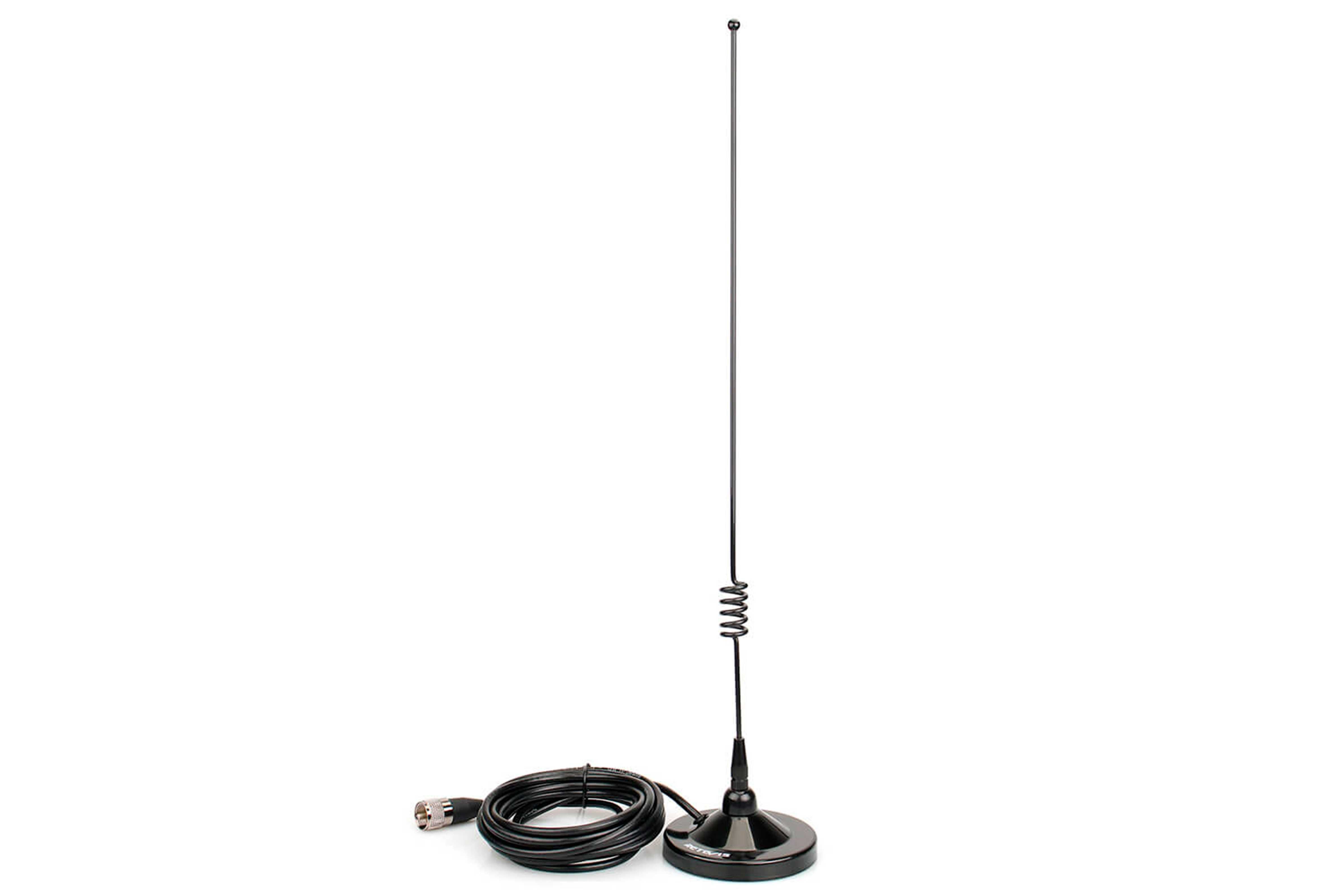 Antena de comunicações VHF UHF com Iman para automóvel