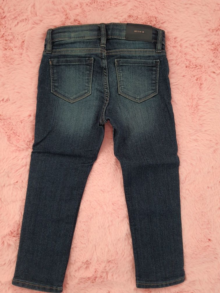 Spodnie jeansy skinny h&m 92
