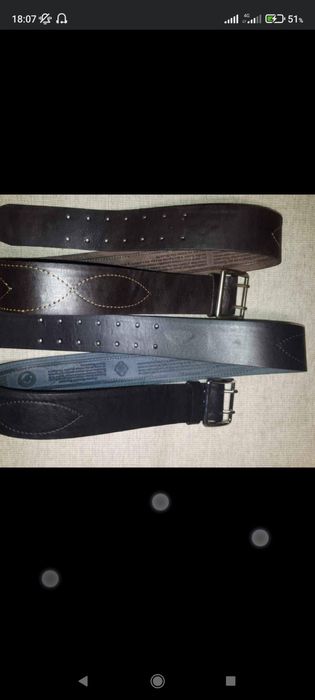 Офіцерські і цивільні шкіряні  ремені