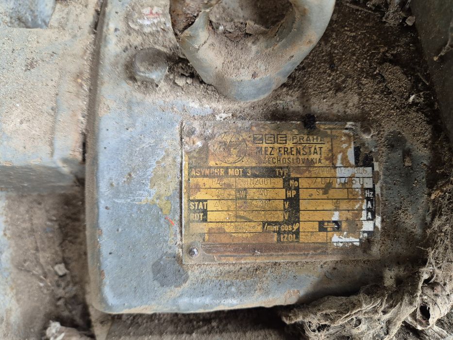 Silnik elektryczny 40 kw + pompa wody 30kw