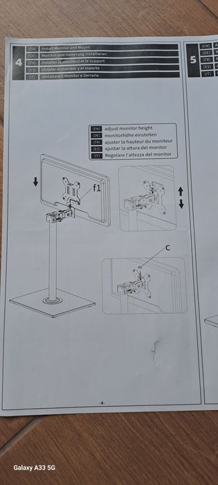 Stojak do monitora/telewizora