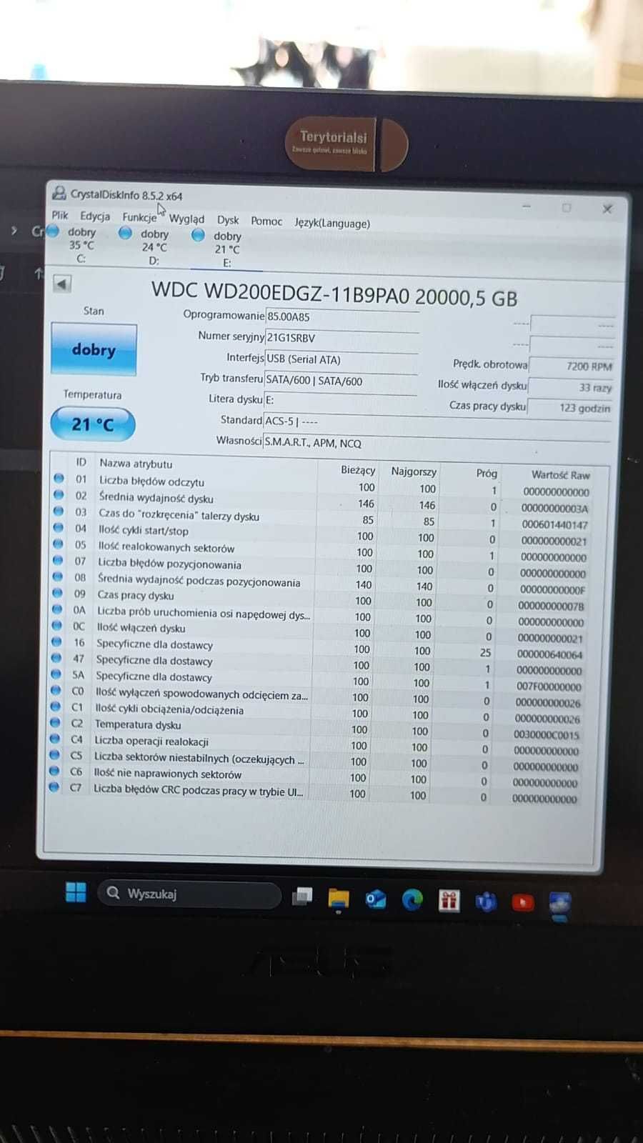 Dysk zewnętrzny WD Elements Desktop 3.5 20TB