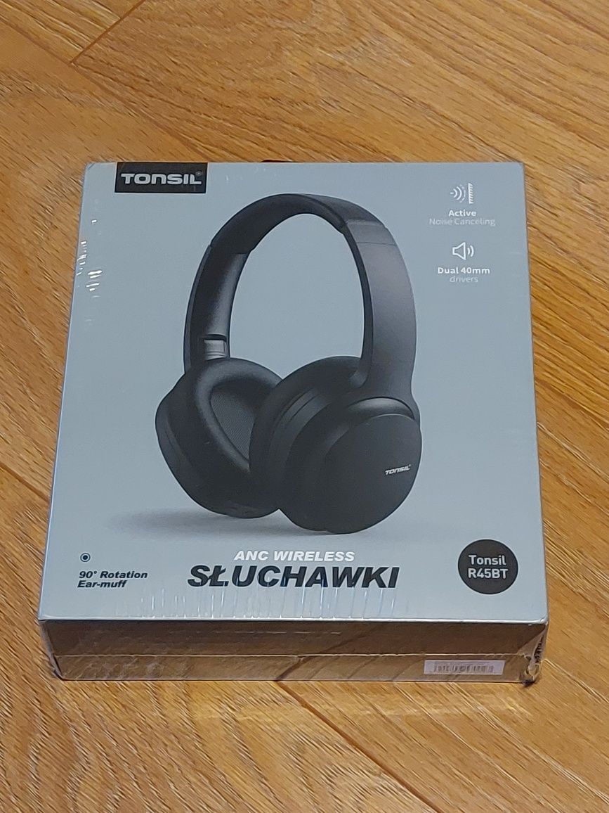Słuchawki bezprzewodowe Tonsil R45BT nowe