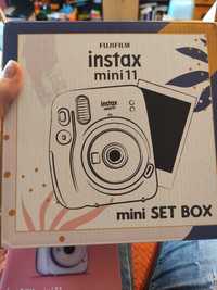 Aparat Instax mini 11 lilac purple set box nowy wkłady