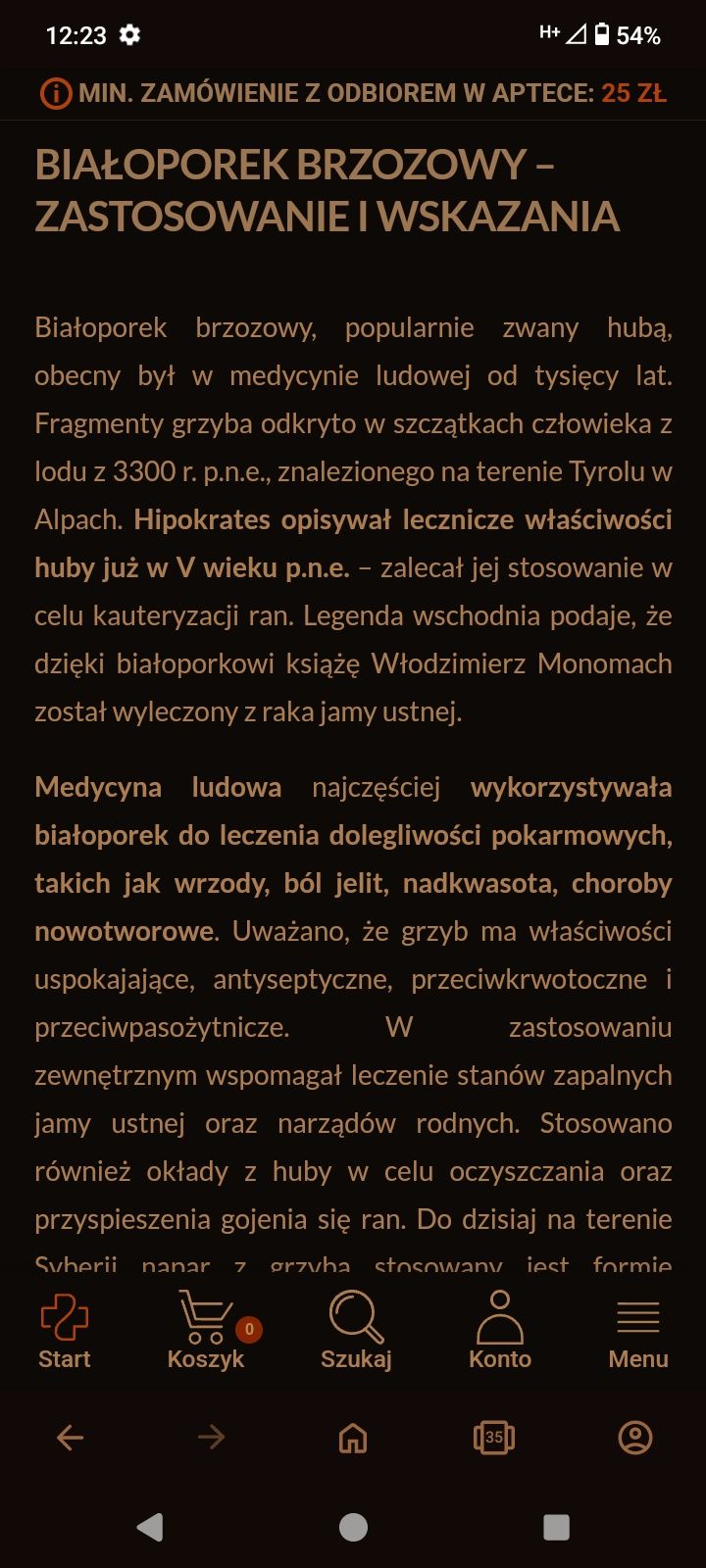 Bialoporek brzozowy