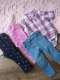 Одяг для дівчинки 12-18, сорочка, джинси