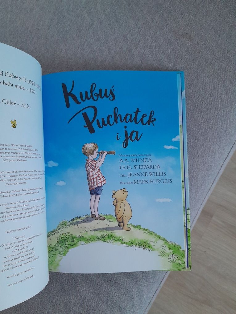 Kubuś Puchatek i ja Krzyś książka Shepard Milne
