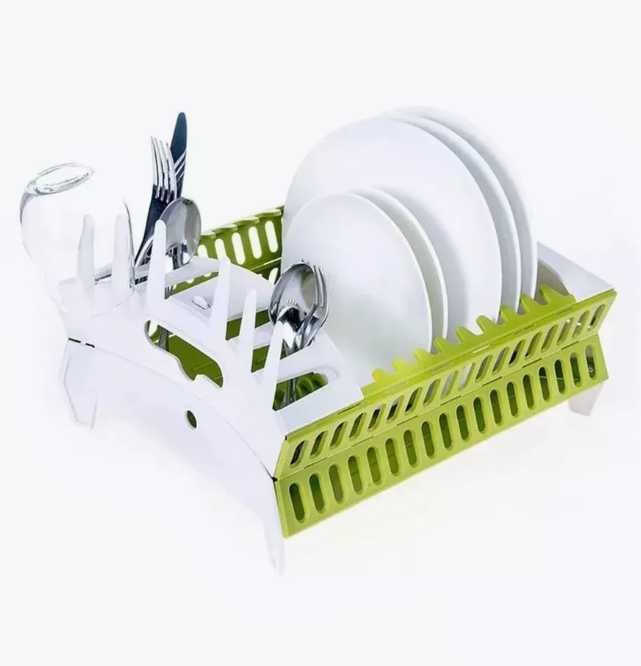 Сушилка органайзер для посуды настольная пластик Compact Dish Rack