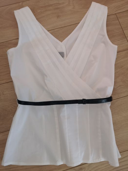 Bluzka biała V rozmiar 34