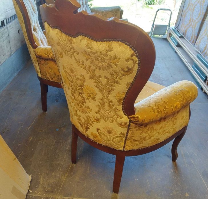 Kanapa i 2 fotele w stylu retro,antyk