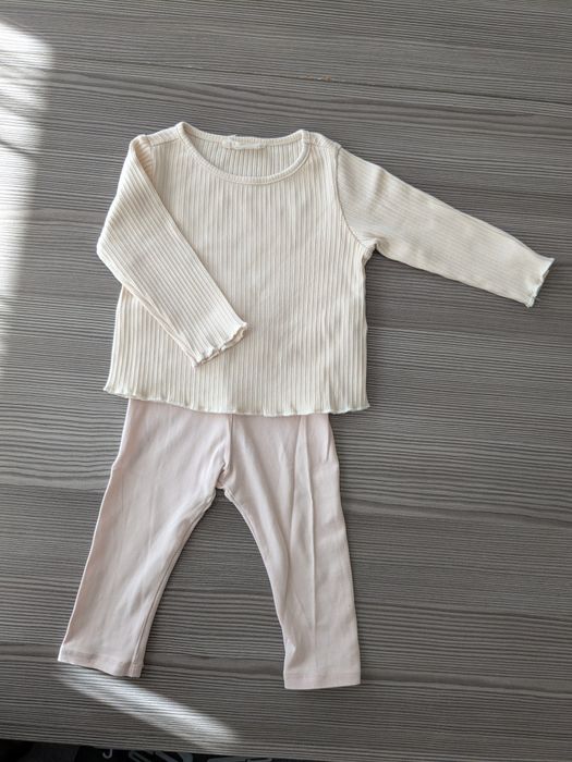 Zestaw dla niemowlaka r. 80 - koszulka Waikiki + spodnie h&m