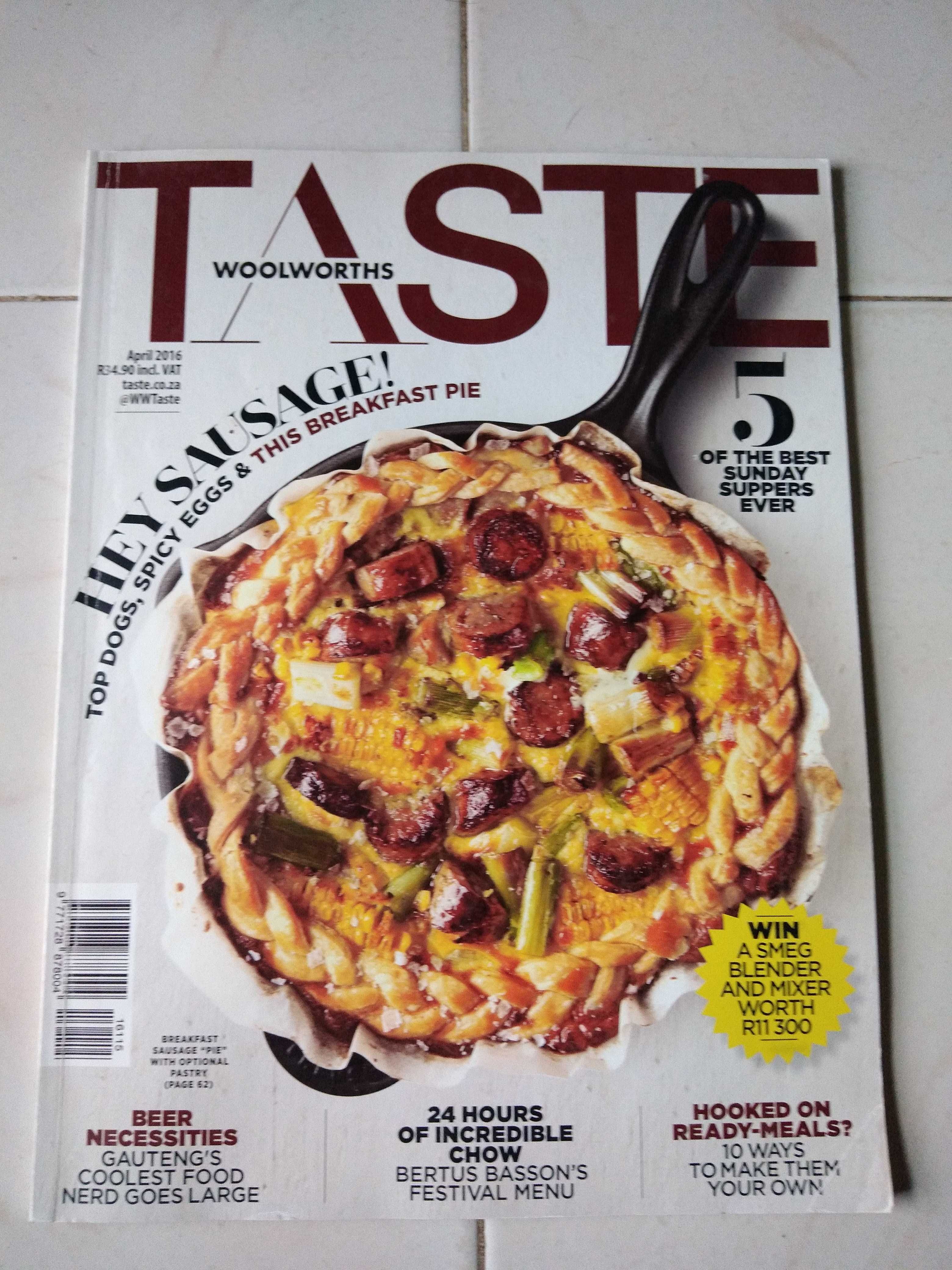 Revistas de culinária Taste