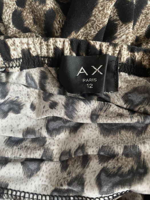 Letnia sukienka maxi w panterkę, rozmiar 12, L, 40