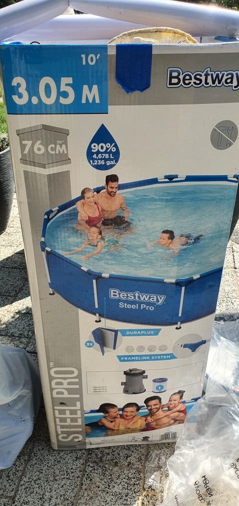 Basen Bestway rurki rurka stelaż trójniki za grosze