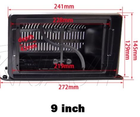 Корпус для 2 din автомагнітоли 9".