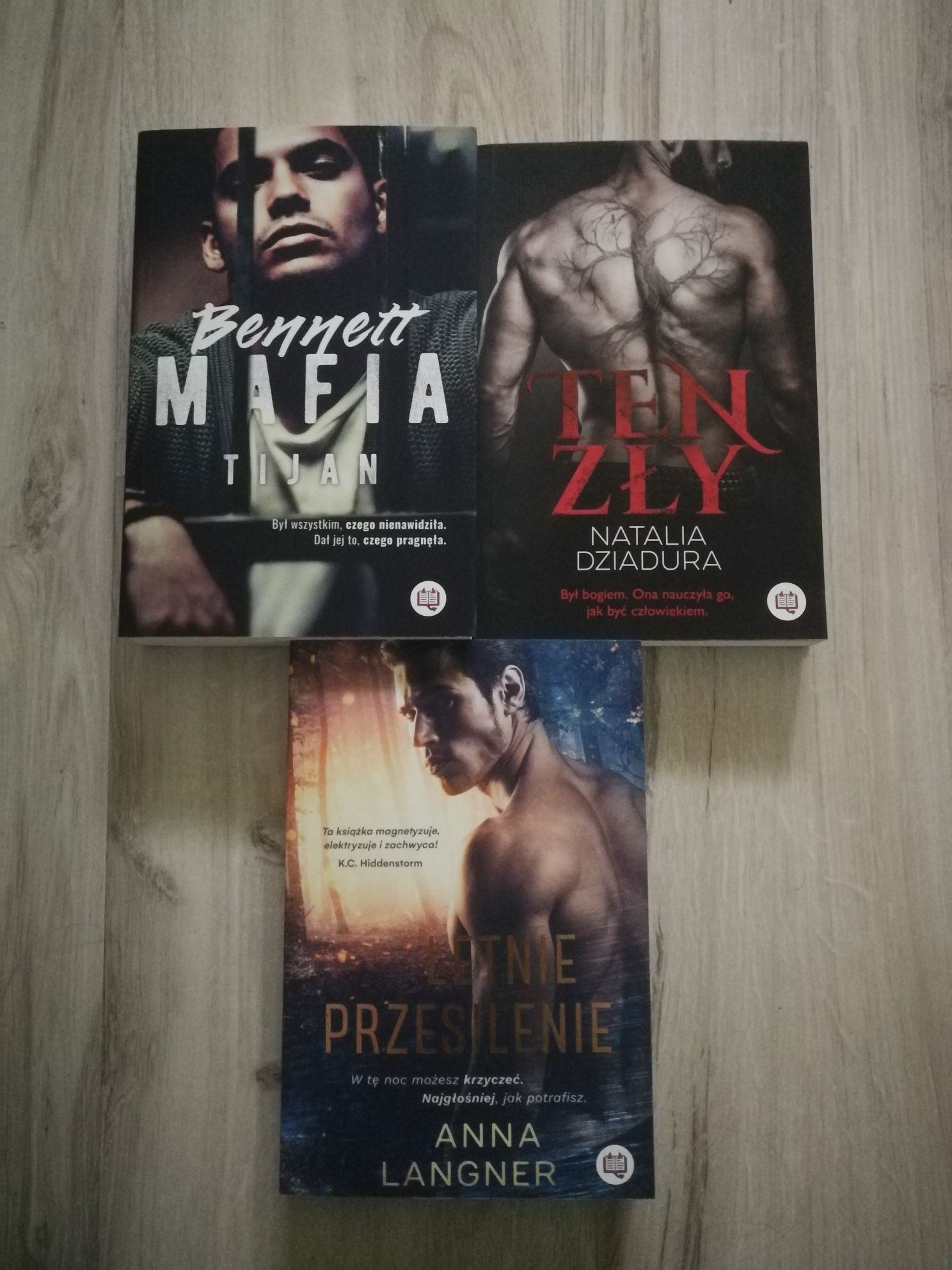 Bennett Mafia Tijan + Ten zły N. Dziadura + Letnie przesilenie Langner