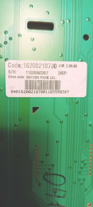 Модуль индикации для стиральной машины Ariston/Indesit 16200210700 б/у