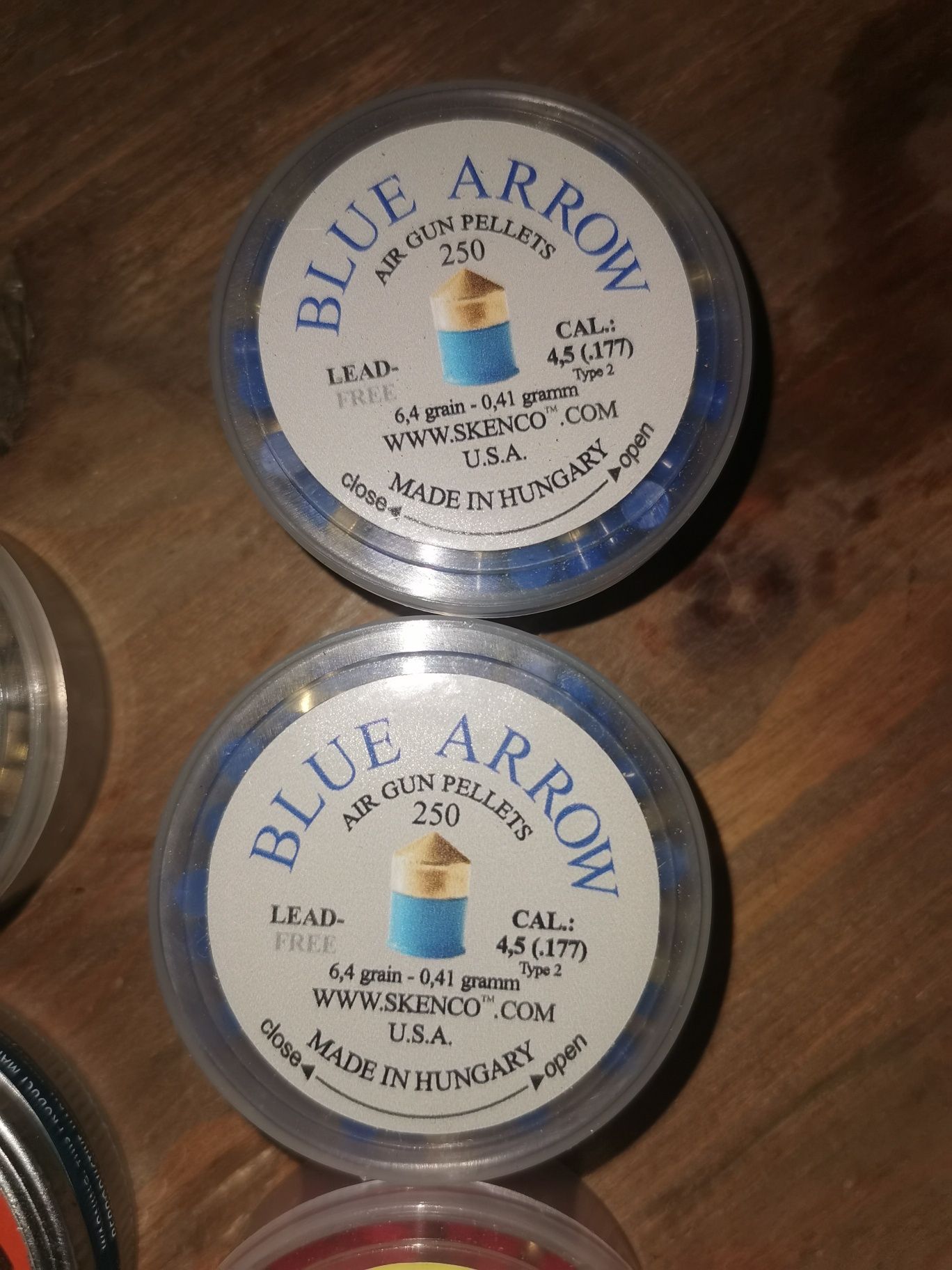 177 Pellets de 4,5 mm apenas de pcp