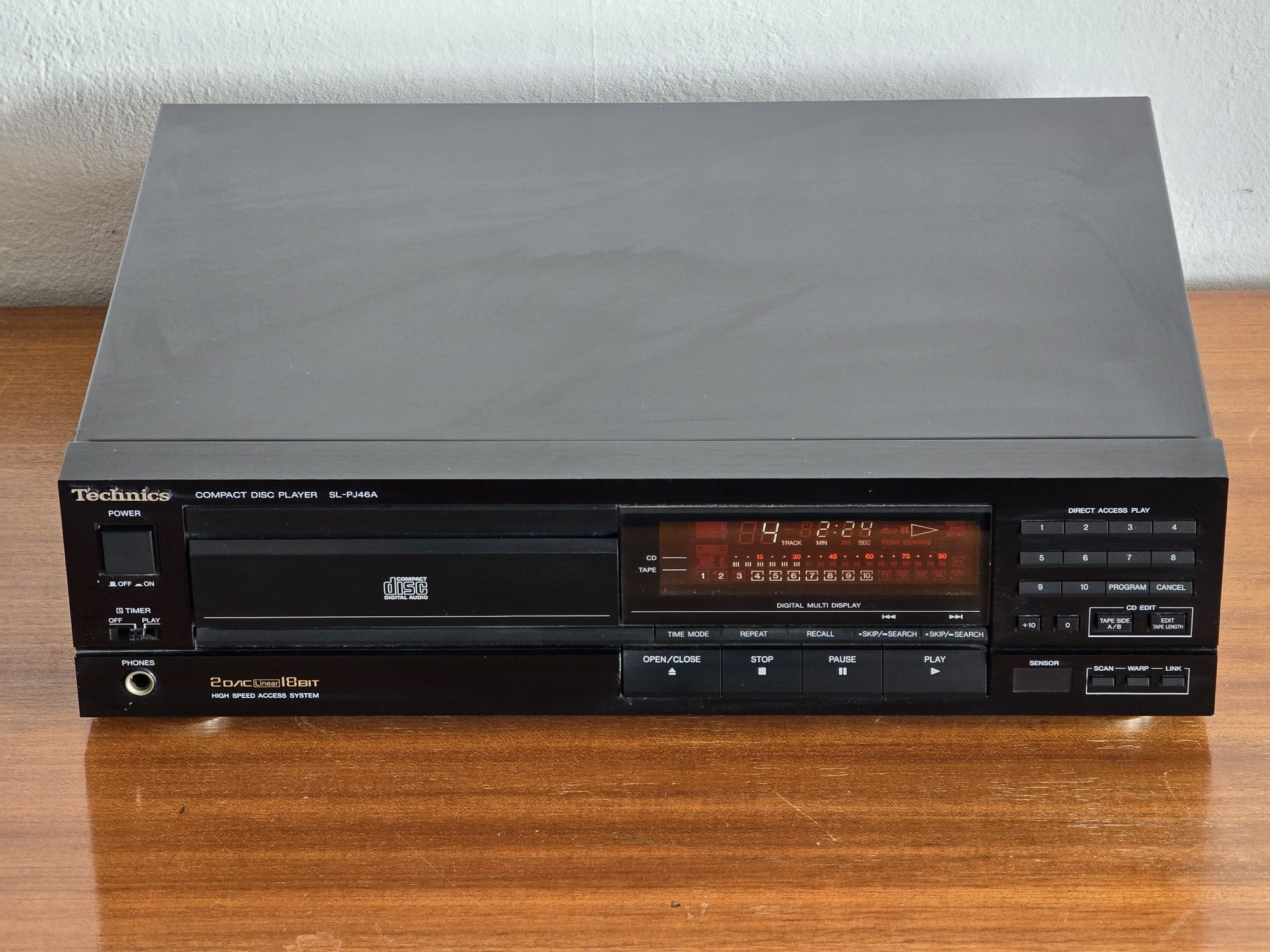 Technics SL PJ46A odtwarzacz płyt CD CDR Wąski  midi 36cm