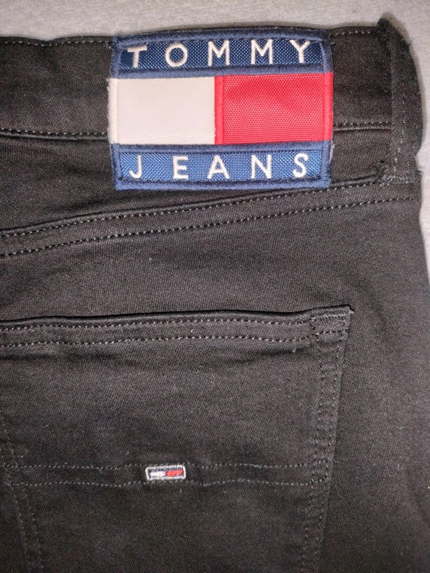 Spodnie jeansowe Tommy Hilfiger czarne