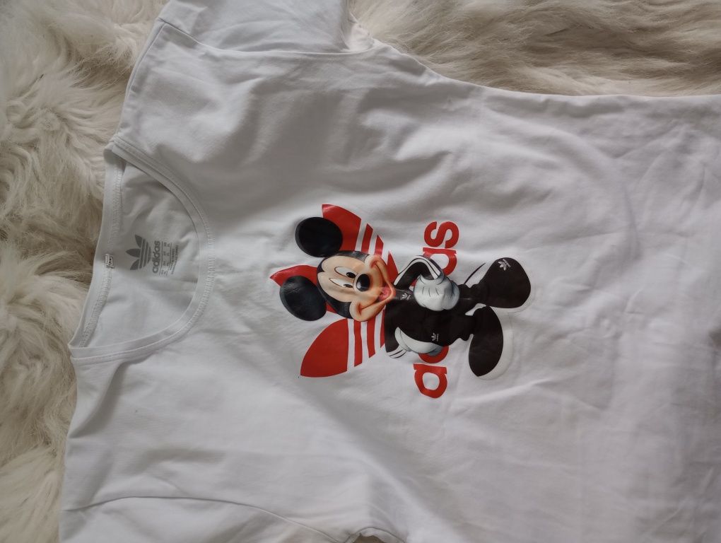 Bluzka Adidas myszka Mickey Miki rozmiar XL