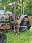 Spalony uszkodzony John Deere 6820