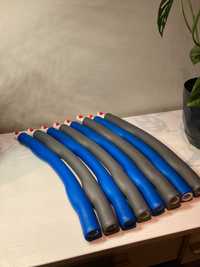 hulahop szaro-niebieskie z masażem