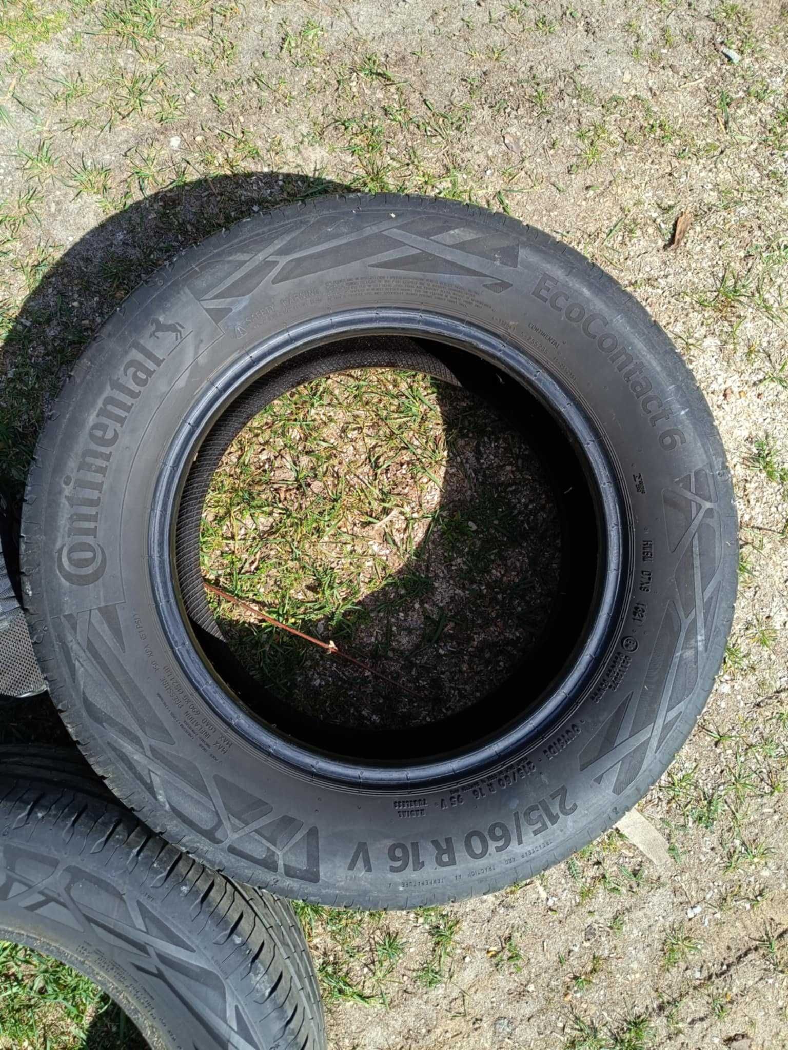 2x Opony Continental EcoContac 6 215/60 R16 V