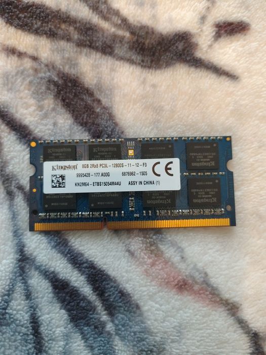 Pamięć RAM DDR3 Kingston so-dimm 8GB 1600Mhz