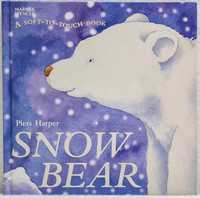 Snow Bear Piers Harper książka dotykowa angielska dla dzieci śnieg