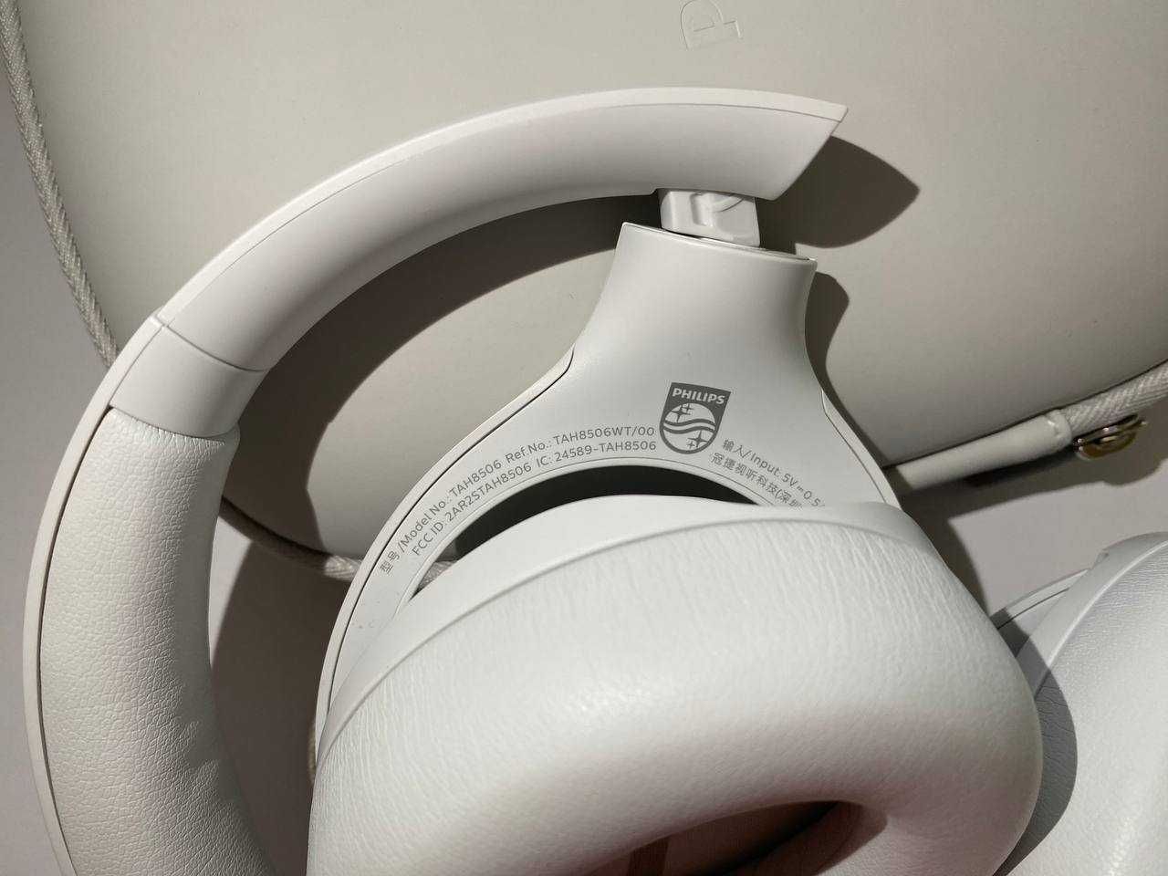 Навушники Philips TAH8506 Over-ear ANC Hi-Res Wireless Mic White