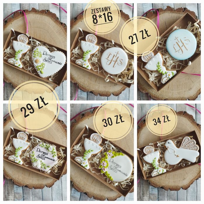 Pierniczki komunijne . Podziękowania komunijne