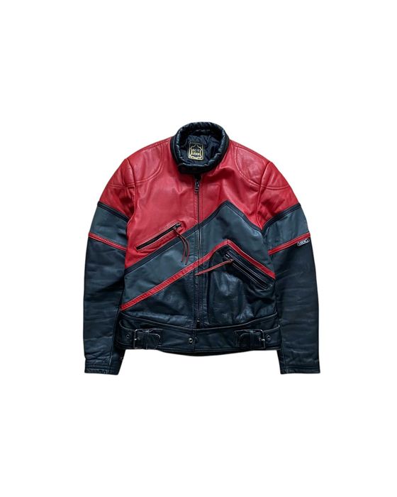 Skórzana racing kurtka, rozmiar M, stan dobry