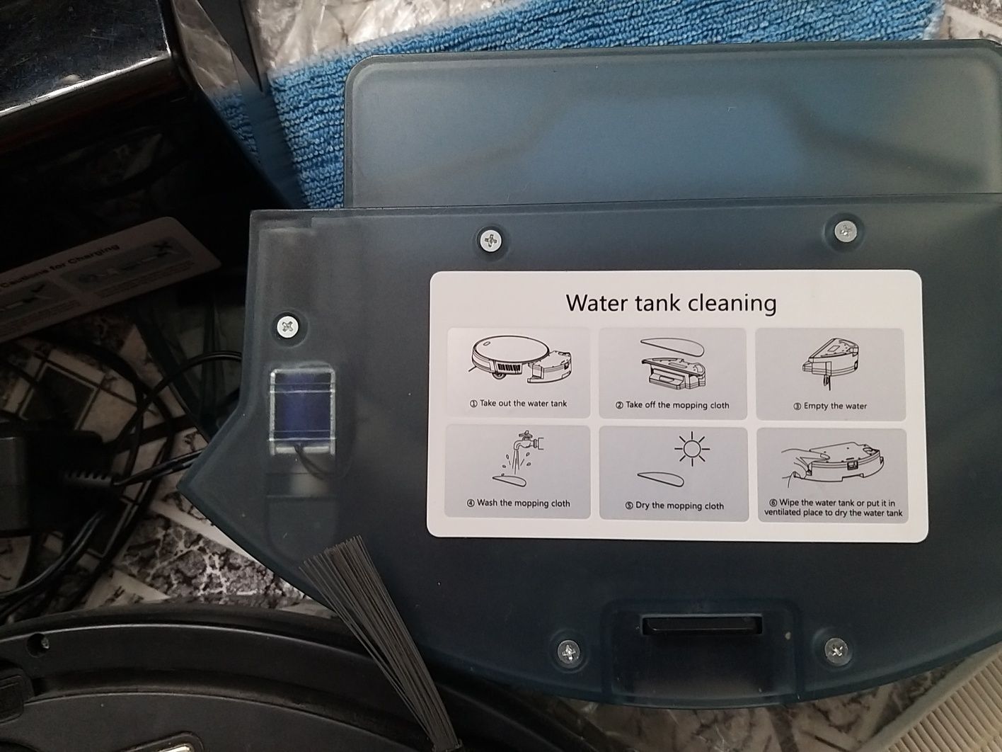 Robot sprzątający PROSCENIC 800T 2w1 mopujący 28W 2000 Pa 0,6L 350ml