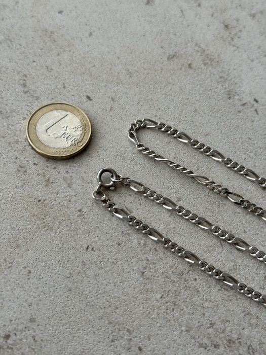 Fio de malha 3+1 / figaro em prata portuguesa