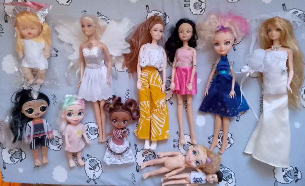 Ляльки кукли барбі лол пупс