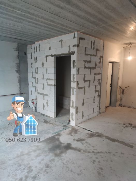 Кладка цегли газоблоку