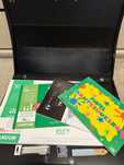 Kit Artes Visuais P Novo - Case, canson A2, A3, vegA3,  F Castel goma
