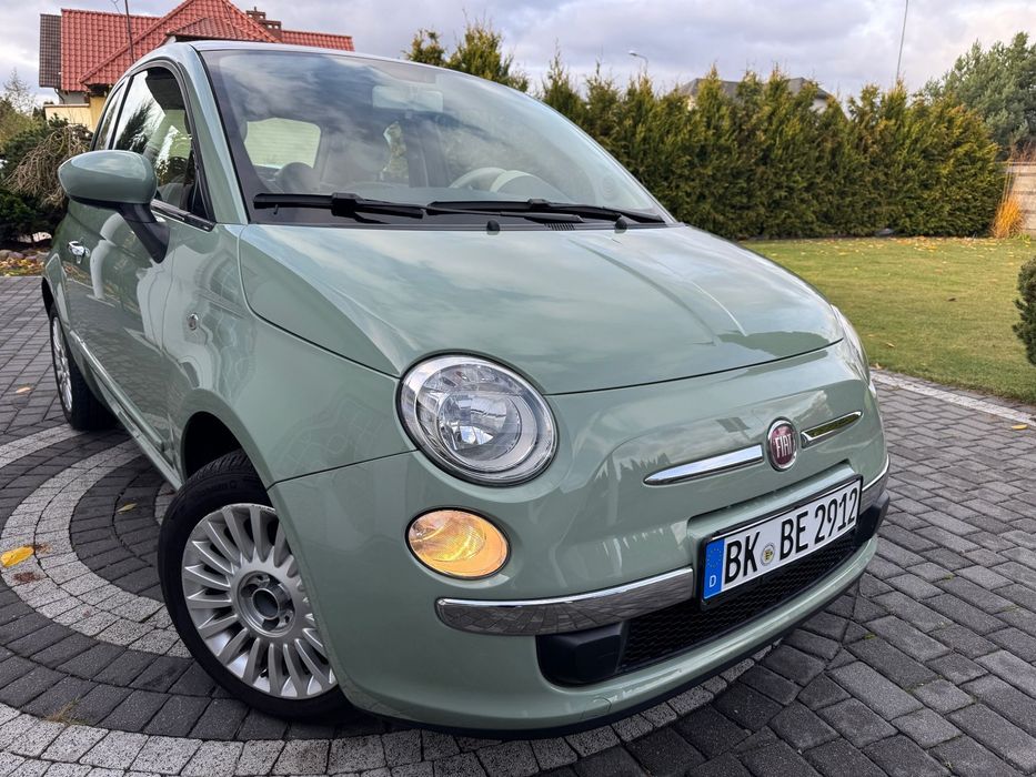 Fiat 500 1,25 Benz 69 kucy Klimatronik Alus BEZWYPADKOWY Niemcy LIFT