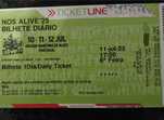 Bilhetes para dia 11 NOS ALIVE