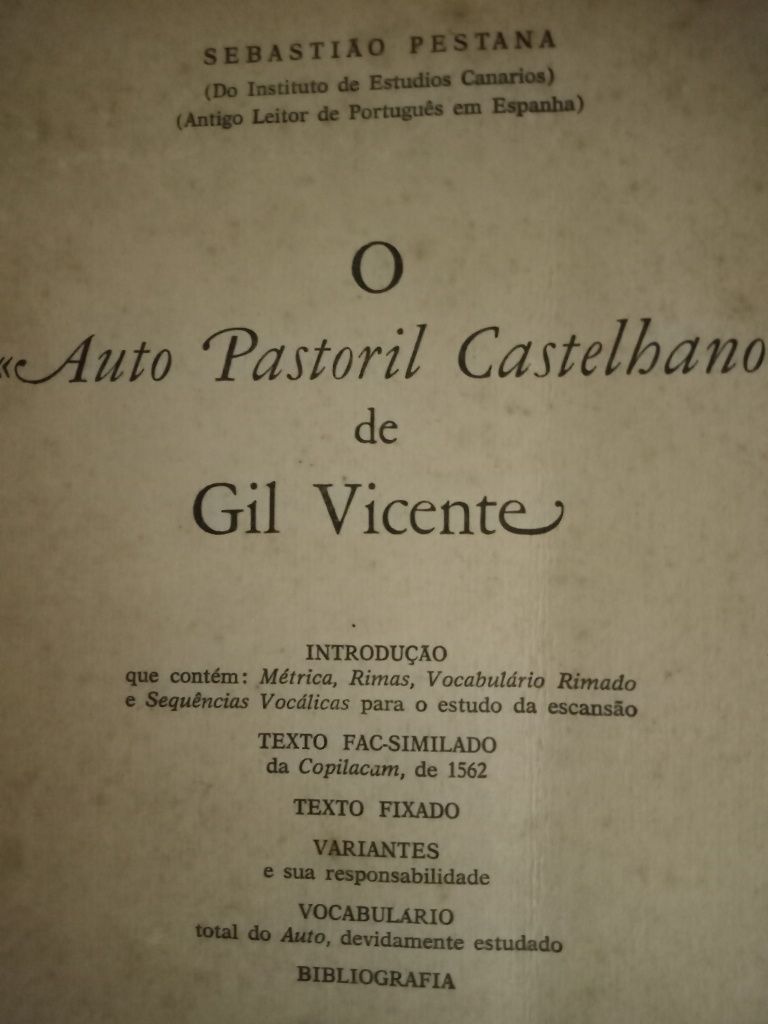 Gil Vicente o auto pastoril castelhano