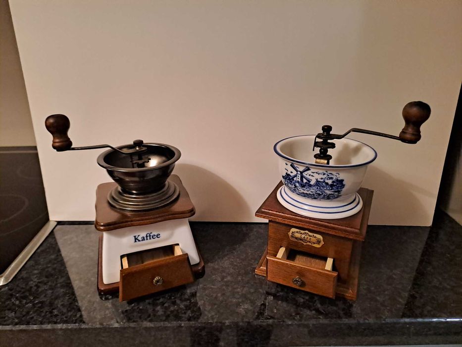 Moinhos de café decorativos