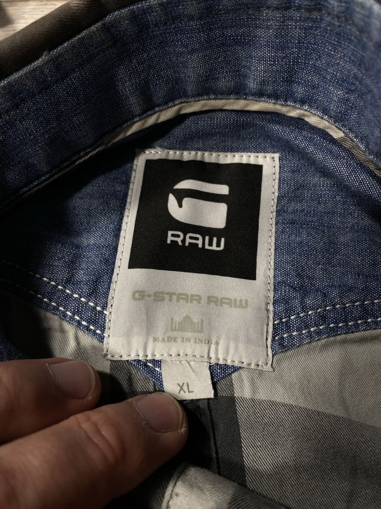 Сорочка Raw G-Star 3D фланель трекінгова сорочка овершот