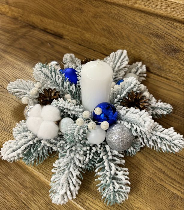 Новорічний підсвічник.