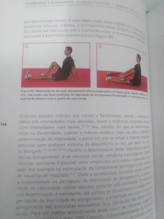 Livro de Flexibilidade e Alongamento.