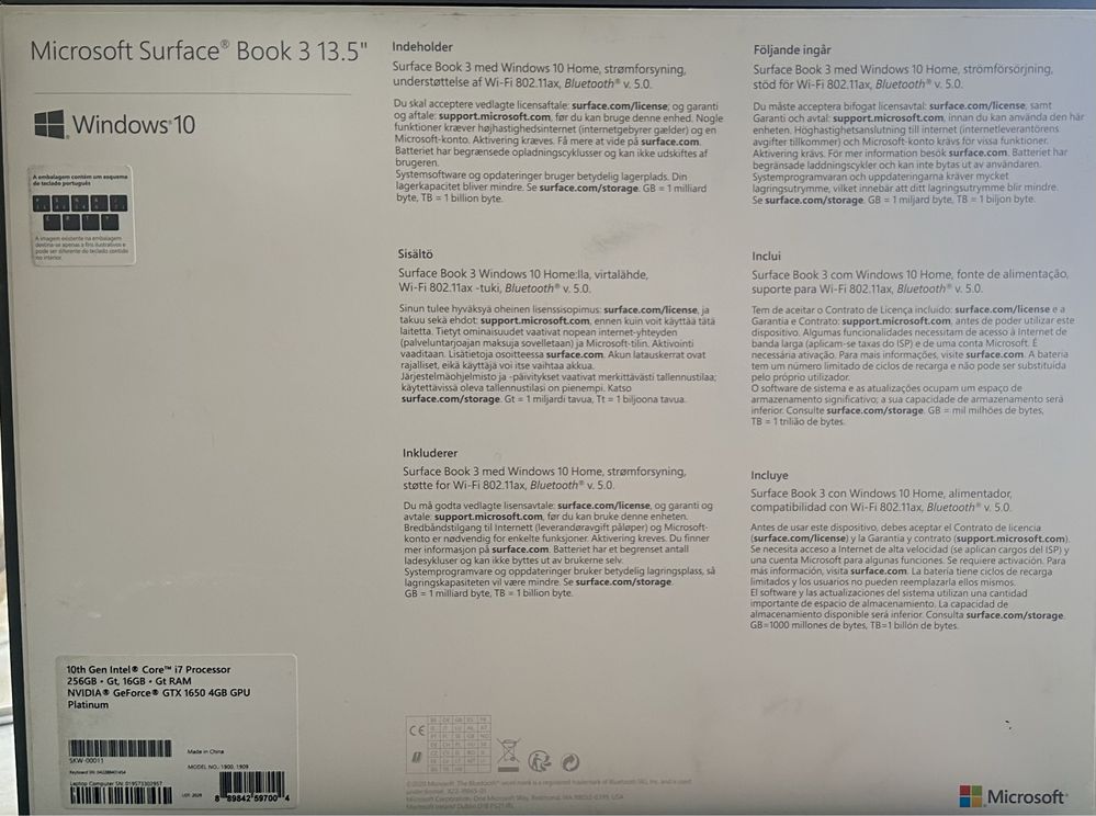 Microsoft Surface Book 3   13.5”