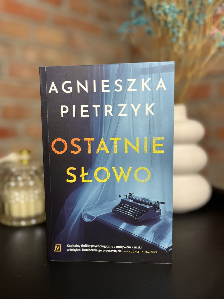 Książka Ostatnie słowo Agnieszka Pietrzyk