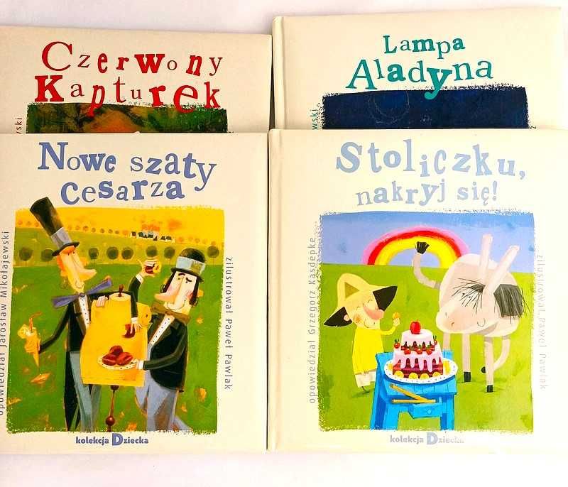Nowe szaty Czerwony Kapturek Aladyn Stoliczku nakryj się audiobook CD